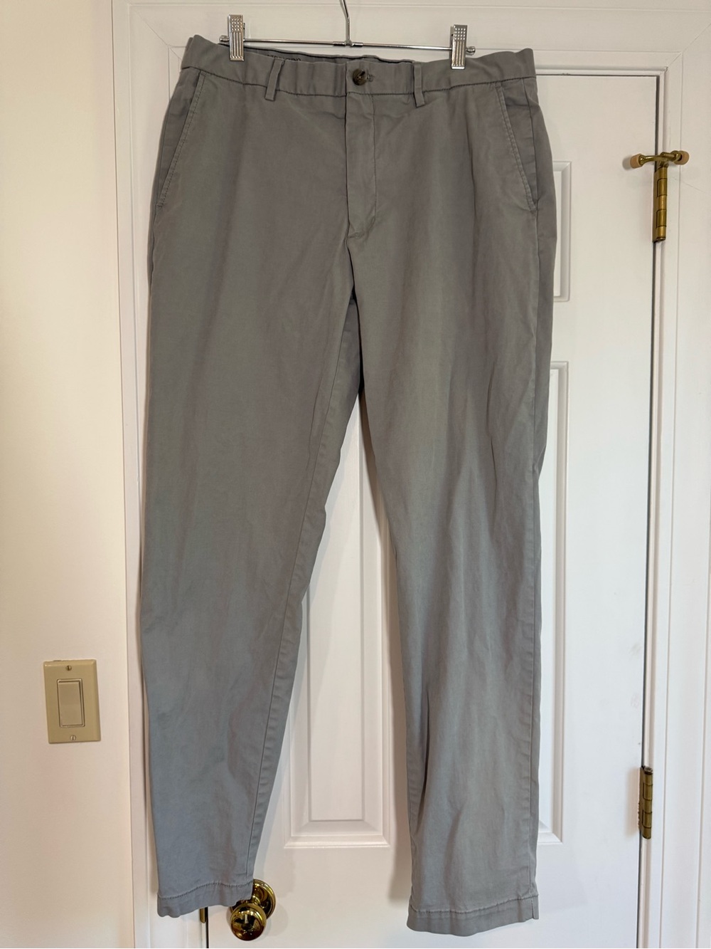 Banana Republic Light Gray Men's Chinos